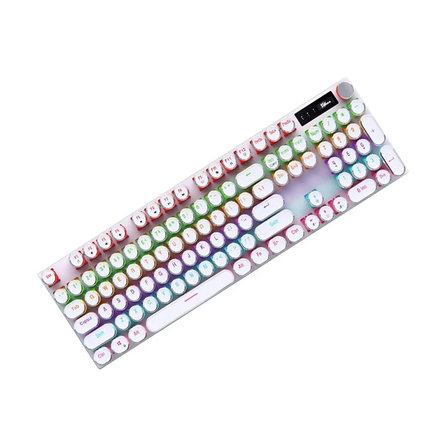 Picture of Pc Power Punk K110 RGB Wired Hot Swap (Blue Switch) White Mechanical Gaming Keyboard