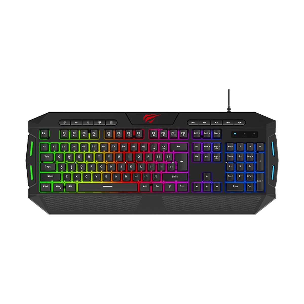 Picture of Havit HV-KB501CM Wired Black Gaming Keyboard Mouse Headphones and Mouse Pad Combo