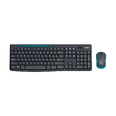Picture of Logitech MK275 Black-Blue Wireless Keyboard & Mouse Combo
