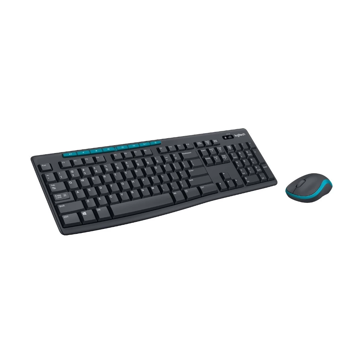 Picture of Logitech MK275 Black-Blue Wireless Keyboard & Mouse Combo