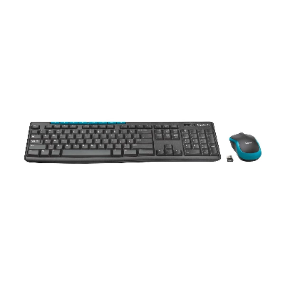 Picture of Logitech MK275 Black-Blue Wireless Keyboard & Mouse Combo