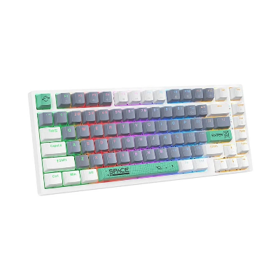 Picture of ONIKUMA G52 RGB Wired (TEA AXIS Switch) Grey-White Mechanical Gaming Keyboard