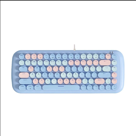 Picture of MOFII Candy M Sky Blue (Red Switch) Wired Mechanical Gaming Keyboard