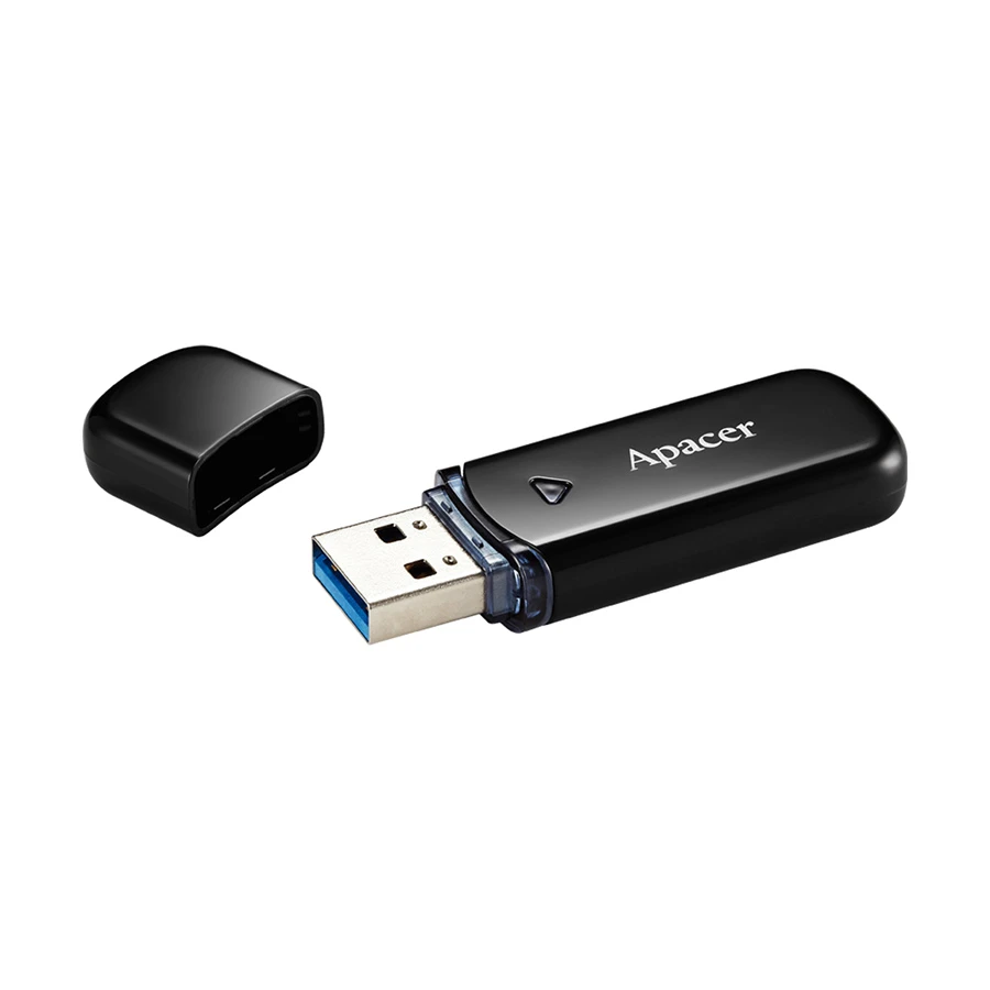 Picture of Apacer AH355 128GB USB 3.2 Mysterious Black Pen Drive #AP128GAH355B-1