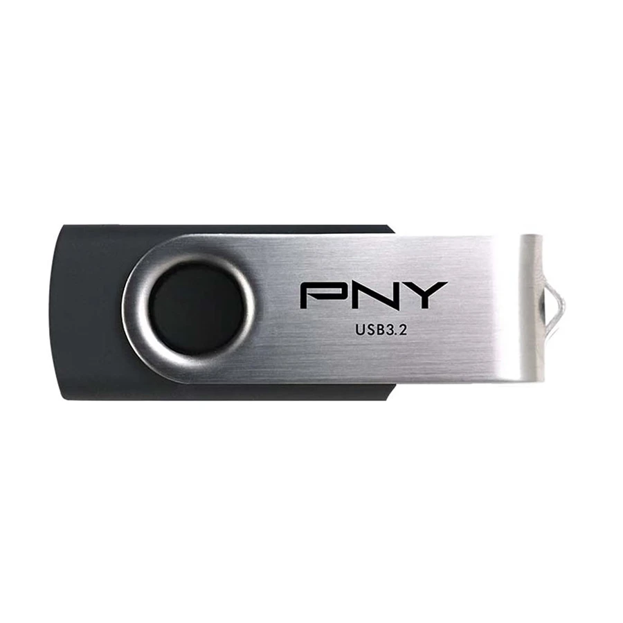 Picture of PNY Turbo Attache R 256GB USB 3.2 Silver & Black Pen Drive