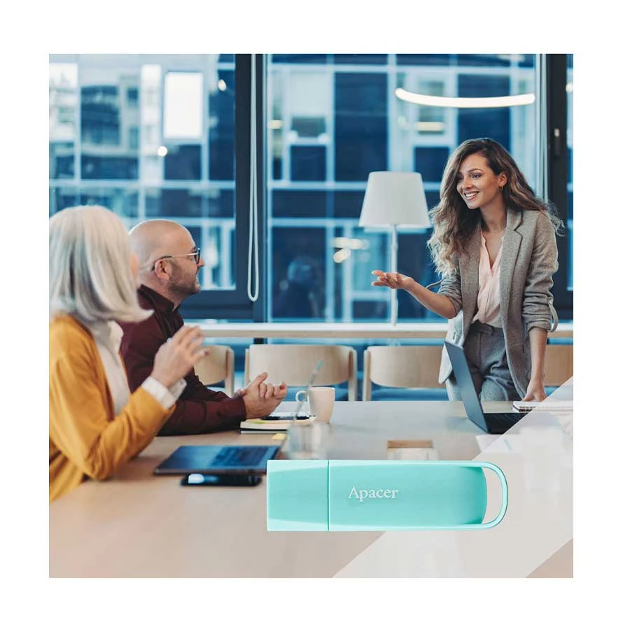 Picture of Apacer AH270 Eco 64GB USB 3.2 Gen 1 Type-C OTG Jelly Mint Pen Drive #AP64GAH270ECO-1