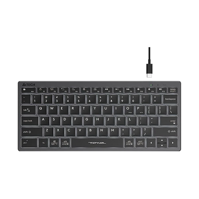 Picture of A4TECH FX61 Mini FStyler Grey Wired Keyboard