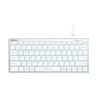 Picture of A4TECH FX61 Mini FStyler Grey Wired Keyboard