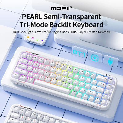 Picture of MOFII SK-711TM RGB Tri Mode Black Keyboard