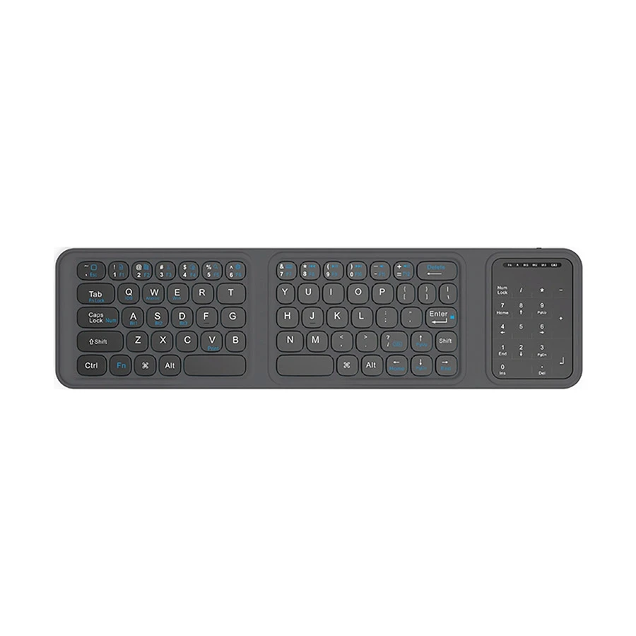Picture of WIWU FMK-05 Foldable 81 Keys Bluetooth Gray Keyboard with Touchpad