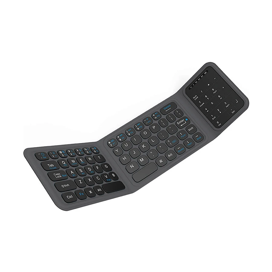 Picture of WIWU FMK-05 Foldable 81 Keys Bluetooth Gray Keyboard with Touchpad