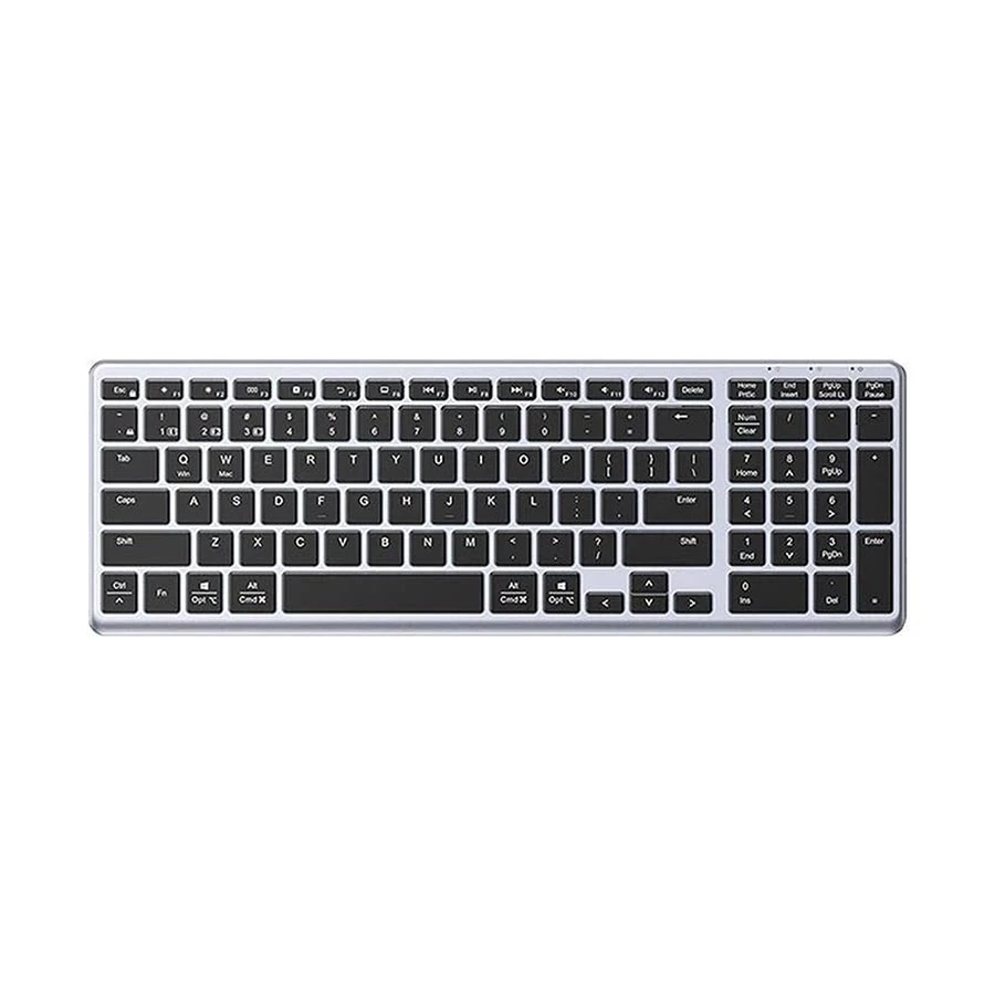 Picture of UGREEN KU005 (15258) Ultra Slim Dual Mode Bluetooth Black & Gray Keyboard