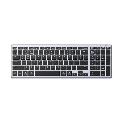 Picture of UGREEN KU005 (15258) Ultra Slim Dual Mode Bluetooth Black & Gray Keyboard