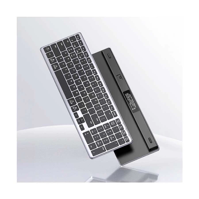 Picture of UGREEN KU005 (15258) Ultra Slim Dual Mode Bluetooth Black & Gray Keyboard