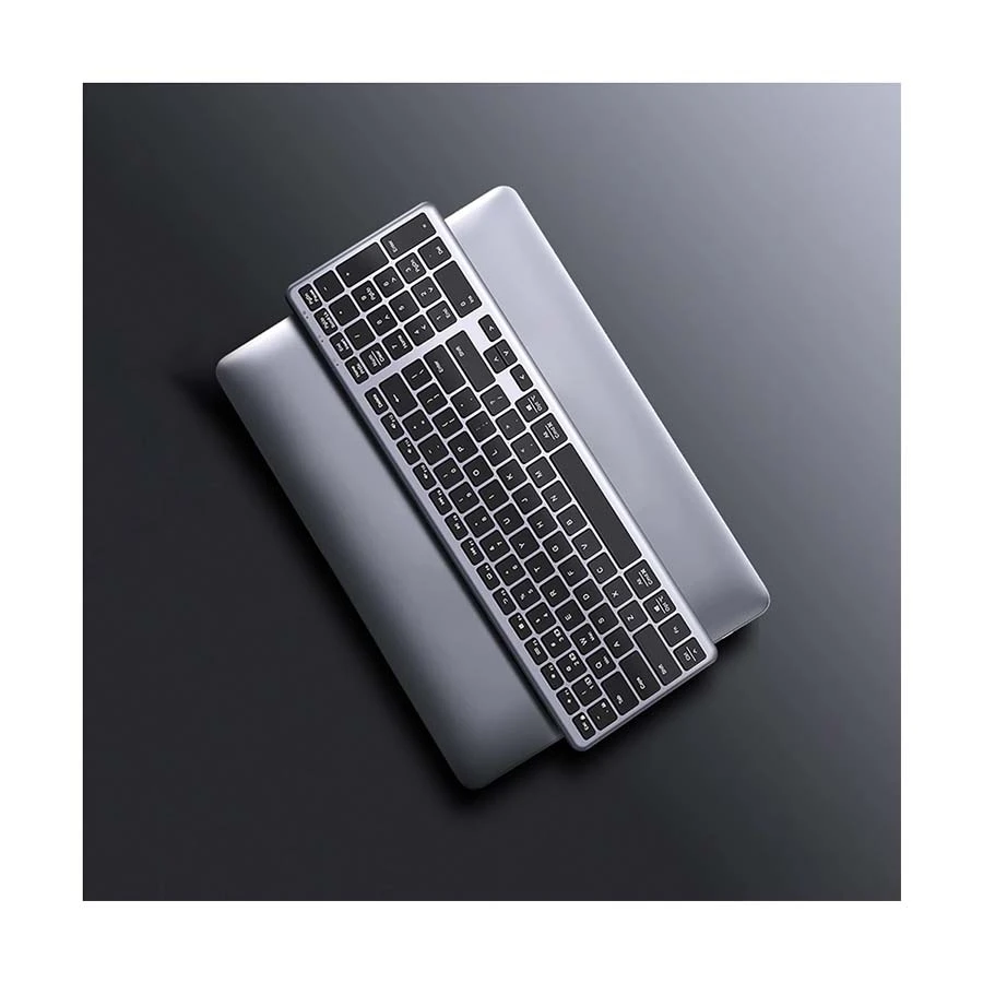 Picture of UGREEN KU005 (15258) Ultra Slim Dual Mode Bluetooth Black & Gray Keyboard