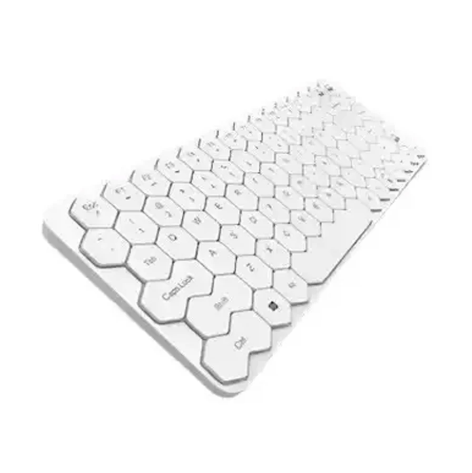 Picture of GEEZER The One White Bluetooth Keyboard