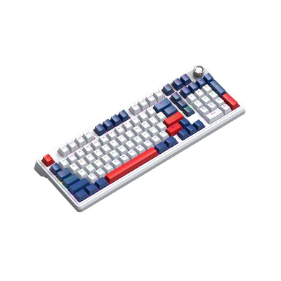 Picture of T-WOLF T78 RGB Tri Mode (Red Switch) White Mechanical Gaming Keyboard