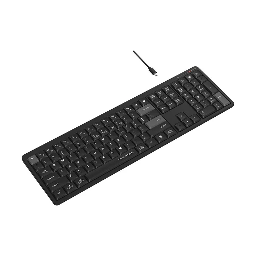 Picture of A4TECH FSTYLER FBX55C Wireless (Dual Mode) Black Keyboard