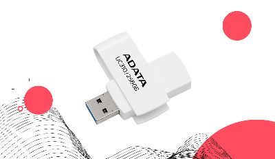 Picture of ADATA UC310 256GB USB 3.2 Black Pen Drive #UC310-256G-RBK