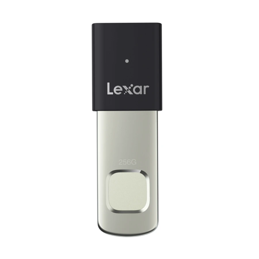 Picture of Lexar JumpDrive Fingerprint F35 Pro 256GB USB 3.2 Gen 1 Black & Silver Pen Drive