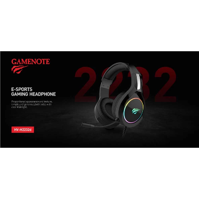 Picture of Havit H2232d 3.5mm Audio Jack+USB Black Gaming Headphone with Microphone