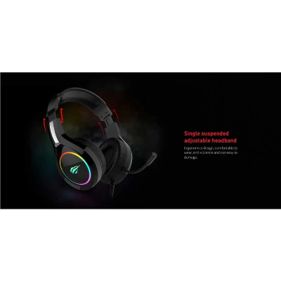 Picture of Havit H2232d 3.5mm Audio Jack+USB Black Gaming Headphone with Microphone