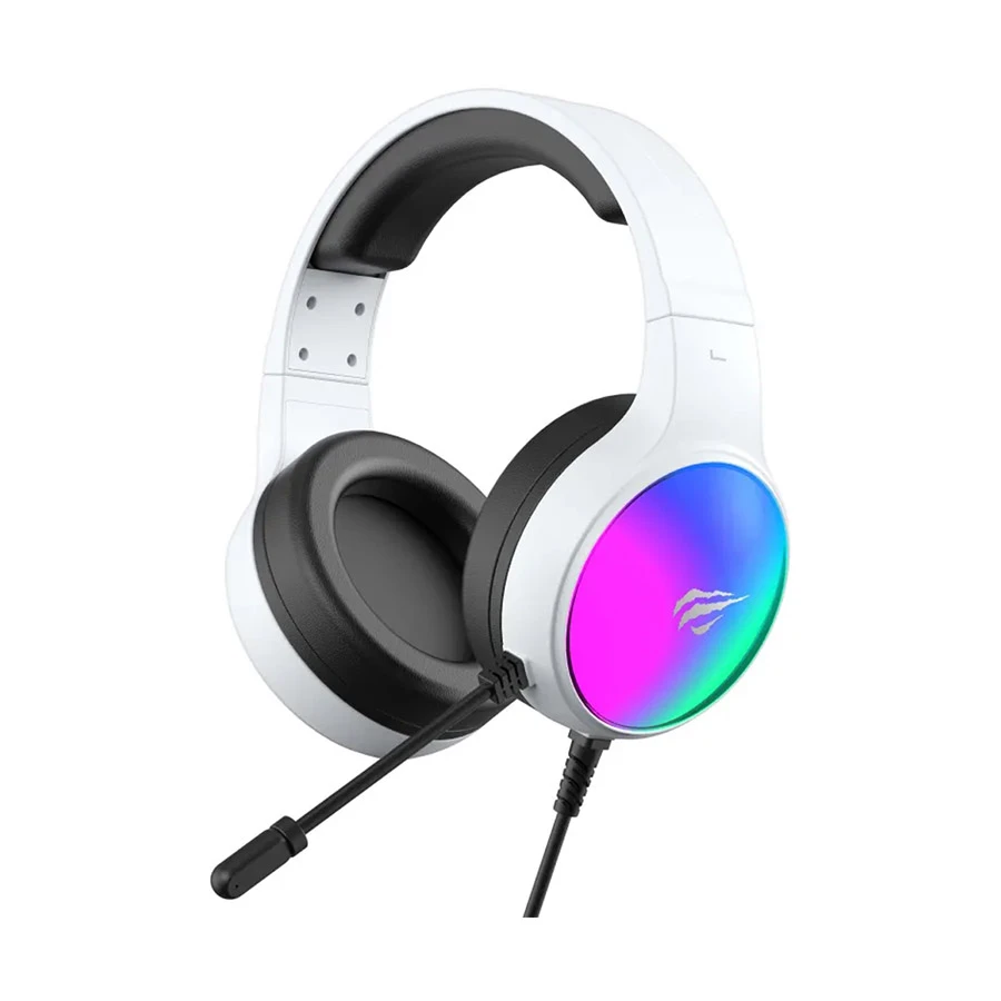 Picture of Havit H2043U Wired White Luminous Gaming Headphone