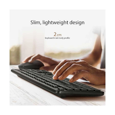Picture of ASUS CW100 Black Wireless Keyboard & Mouse Combo