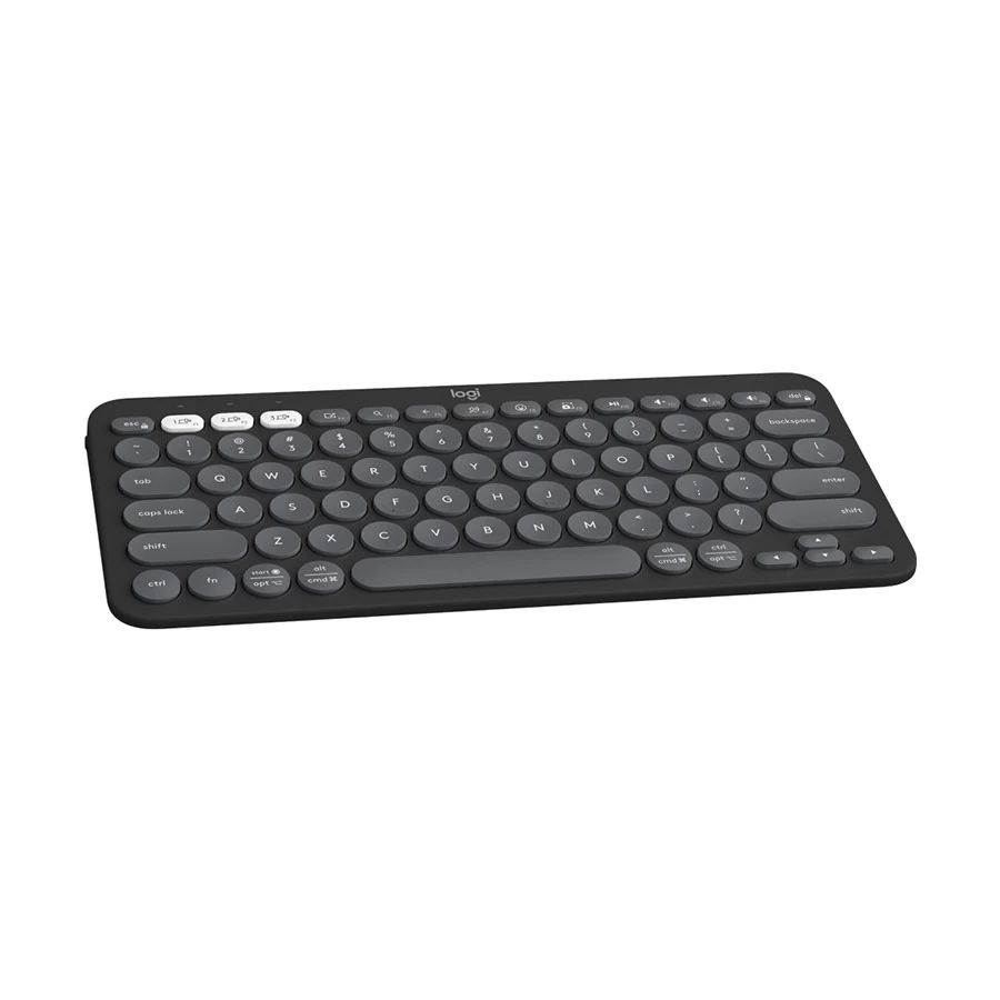 Picture of Logitech Pebble Keys 2 K380S Bluetooth Multi Device Tonal Graphite Keyboard