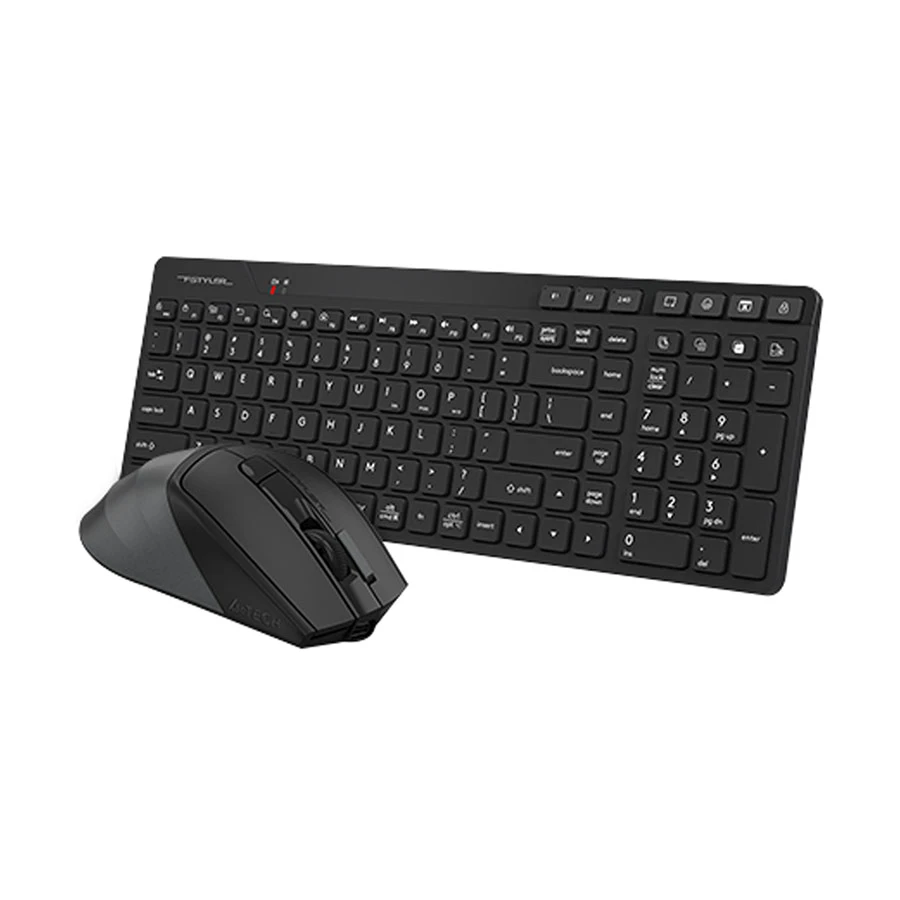 Picture of A4TECH FB2800C Air2 Fstyler Black Wireless Silent Keyboard & Mouse Combo with Bangla