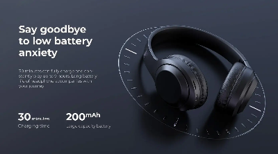 Picture of Havit H628BT Black Over-Ear Bluetooth Headphone