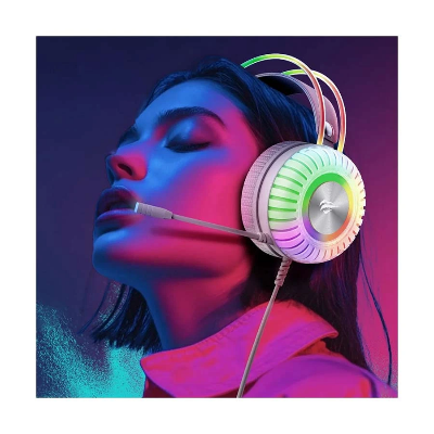 Picture of Havit Gamenote H2046U Wired White-Grey RGB Gaming Headphone
