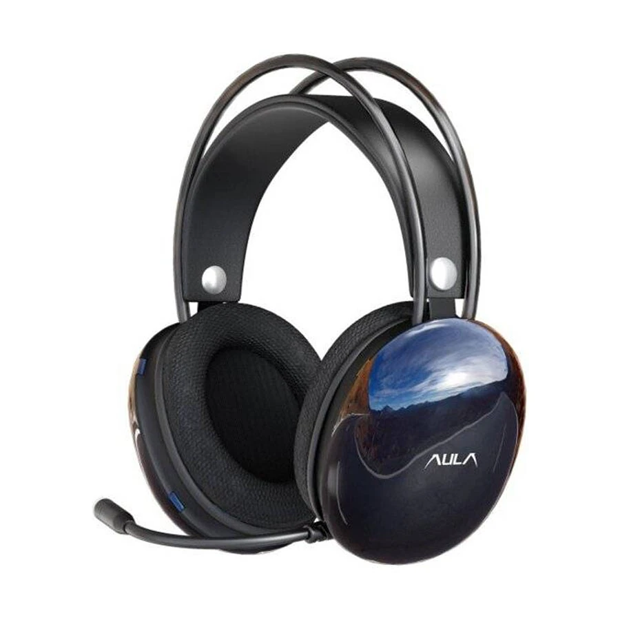 Picture of AULA S505 RGB Wired Black Over-Ear Gaming Headphone