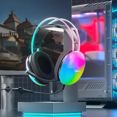 Picture of AULA S505 RGB Wired Black Over-Ear Gaming Headphone