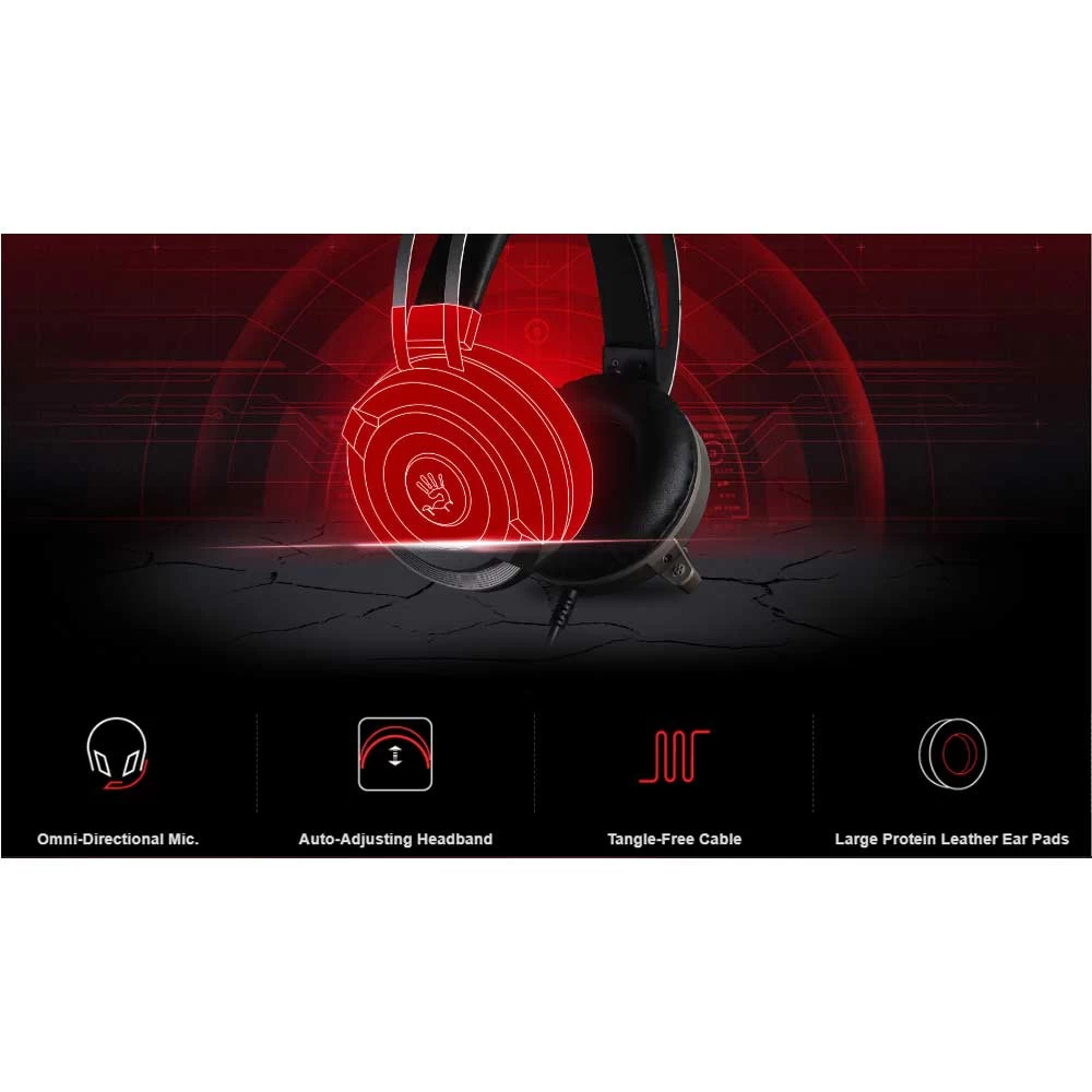 Picture of A4TECH Bloody G520S USB Black-Grey Gaming Headset