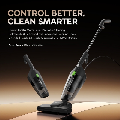 Picture of oraimo CordForce Flex Corded 2-in-1 Stick Vacuum