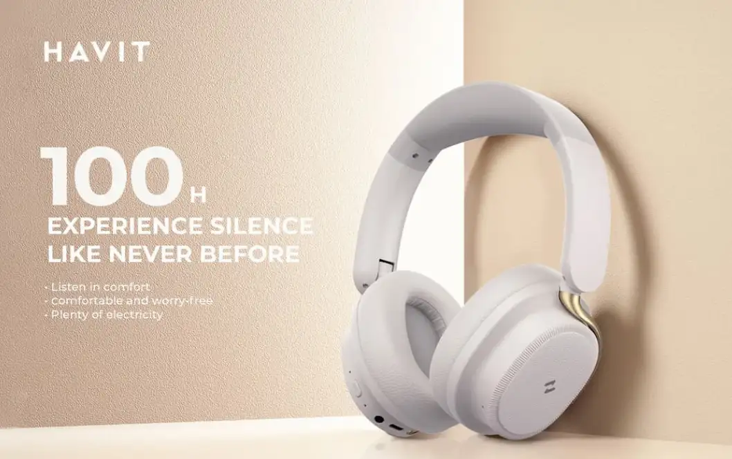 Picture of Havit H635BT ANC Gray Over-Ear Bluetooth Headphone
