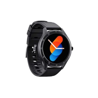 Picture of Oraimo Watch 6 Chrome Black Bluetooth Calling Smart Watch #OSW-807