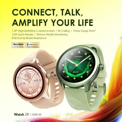 Picture of Oraimo Watch 2R OSW-30 Olive Bluetooth Calling Smart Watch