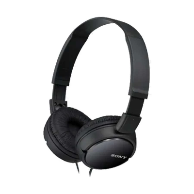 Picture of Sony MDR-ZX110AP Black Wired On-Ear Headphone (6 Month Warranty)