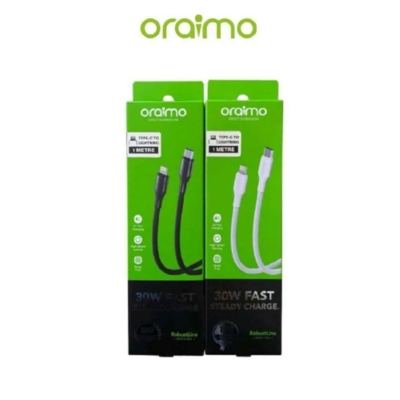 Picture of Oraimo RobustLine 3A 1m Type-C to Lightning Charging Cable (OCD-114CL)
