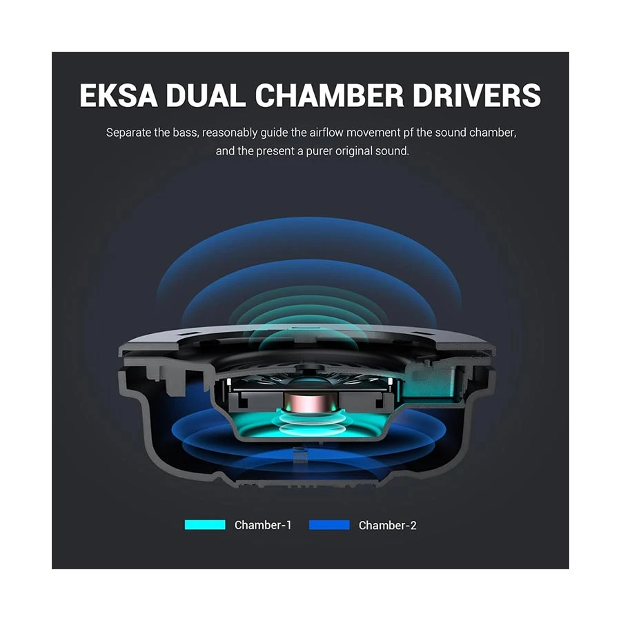 Picture of EKSA Air Comfy E4 Black Wired Over-Ear Gaming Headphone (2 Year Warranty)