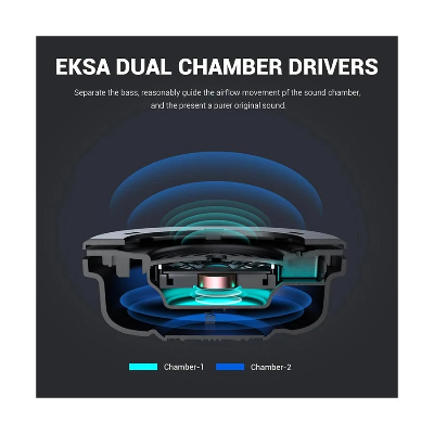 Picture of EKSA Air Comfy E4 Black Wired Over-Ear Gaming Headphone (2 Year Warranty)