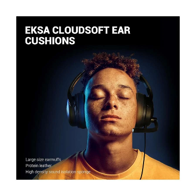 Picture of EKSA Air Comfy E4 Black Wired Over-Ear Gaming Headphone (2 Year Warranty)