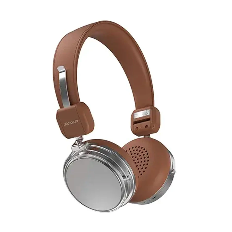 Picture of Microlab T3 Plus Bluetooth On-ear Brown Headphone