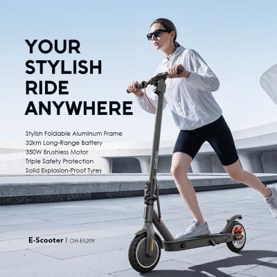 Picture of oraimo E-Scooter 350W Motor 32km Range Electric Scooter
