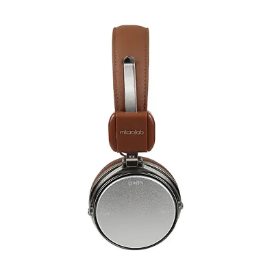 Picture of Microlab T3 Plus Bluetooth On-ear Brown Headphone