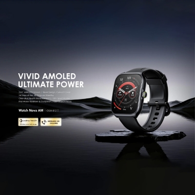 Picture of Oraimo Watch Nova AM OSW-812 Amoled LightChrome Bluetooth Calling Smart Watch (OSW-812