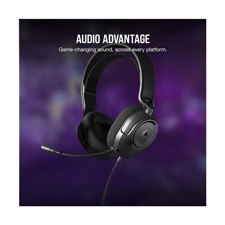 Picture of CORSAIR HS35 Stereo V2 Carbon Wired Gaming Headset