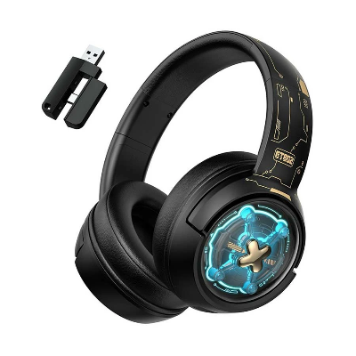 Picture of ONIKUMA GT802 RGB Tri-Mode Bluetooth Black Stereo Gaming Headphone
